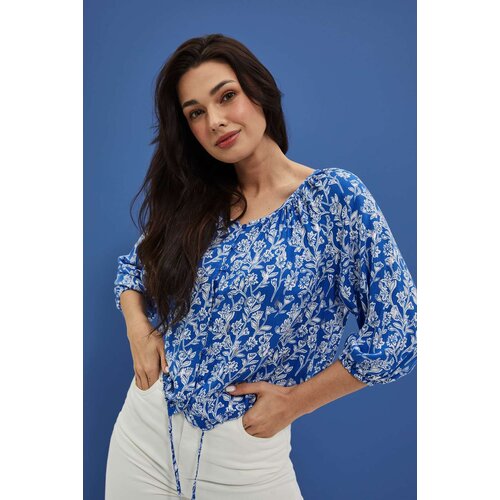 Moodo LADIES SHIRT L-KO-4021 BLUE Cene