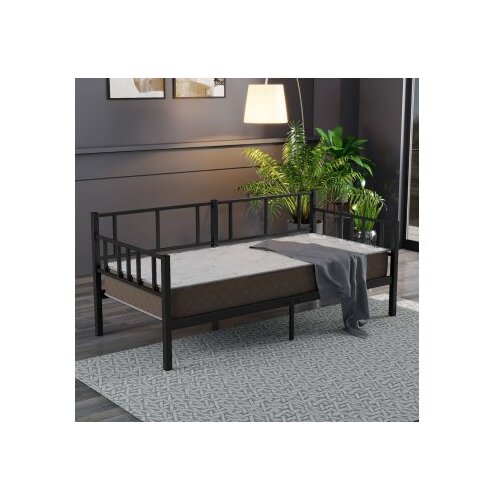 Hanah home krevet od metala daybed black 90x190 Slike