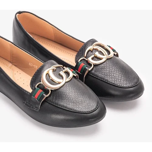 D/CEO Black loafers Aniria