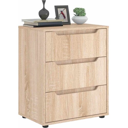  Komoda VISNES sonoma hrast 60x40x73 cm konstruirano drvo Cene