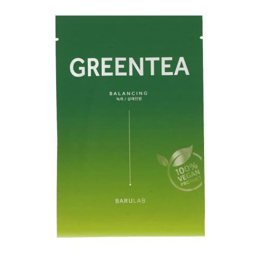 Barulab Green Tea Balancing Face Mask maska za lice masna 23 g unisex Cene