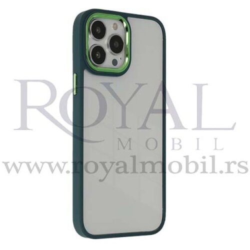  futrola clear sa bamperom za samsung A035 galaxy A03 zelena Slike