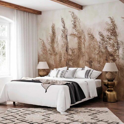  Foto tapeta - Tall Grasses - Brown 350x256 Slike