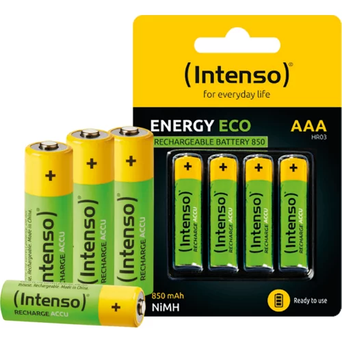 Intenso (Intenso) Baterija punjiva AAA / HR03, 850 mAh, blister 4 kom - AAA / HR03/850