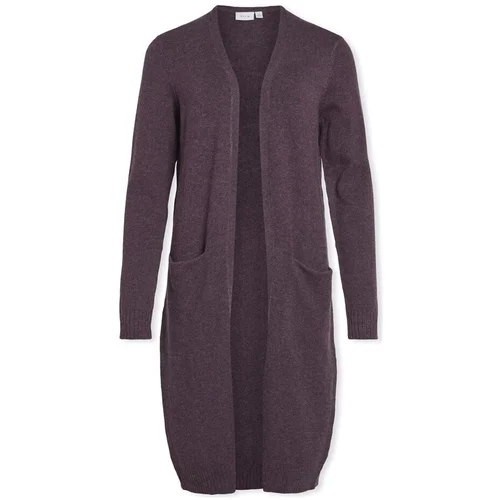 Vila Noos Ril Long Cardigan - Plum Ljubičasta