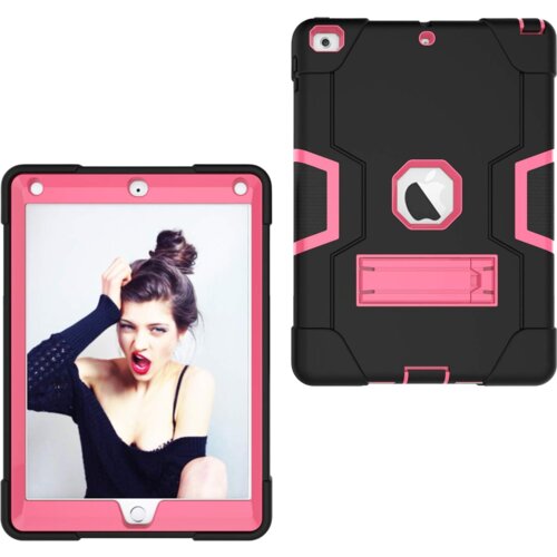 NIKCORP Ovitek za iPad 10.2 2021/20/19, robusten za&amp;scaron;čitni etui s stojalom, odporna plastika in silikon, ojačani robovi, roza barva, (5000139285) Slike