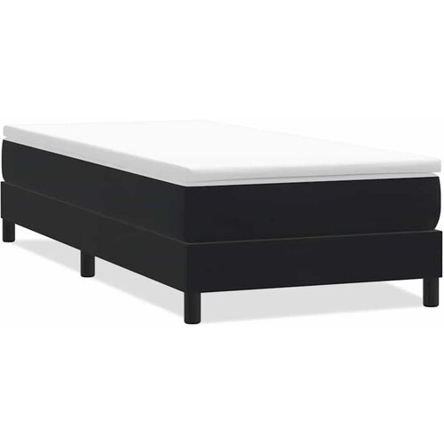 Box Spring krevet bez madraca crni 80x210 cm samt Slike