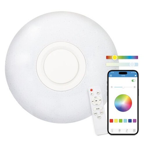 Ksix rainbow stropni zvučnik RGB, svjetli u ritmu glazbe, RGB, 40 cm, 30 W Cijene