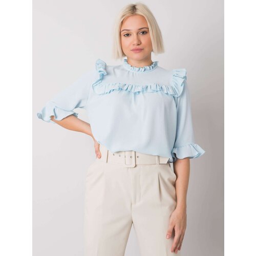 RUE PARIS Blouse-CHA-BZ-3312.30-light blue Cijene