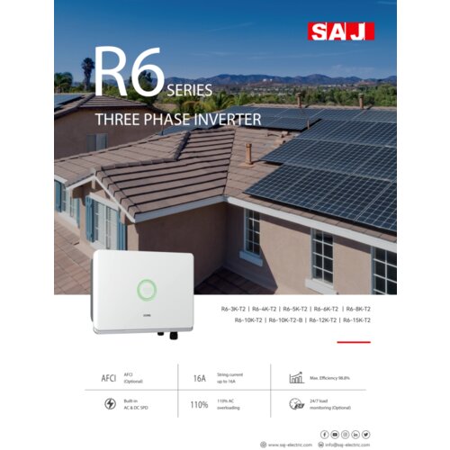 SAJ R6-10K-T2 ongrid inverter Cene