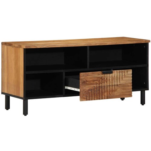  Ormar 100x33 5x46 cm Masivno drvo akacije Slike