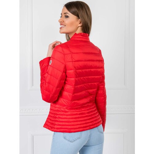Fashion Hunters Women's quilted jacket Daphne - red Slike