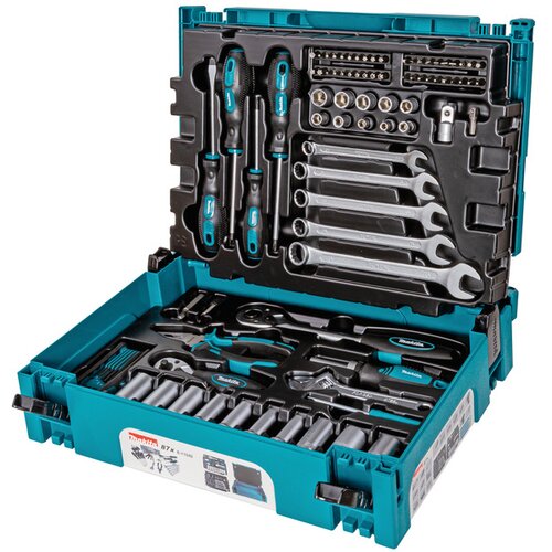 Makita E-11542 87-delni komplet ručnog alata, sa MAKPAC koferom Cene