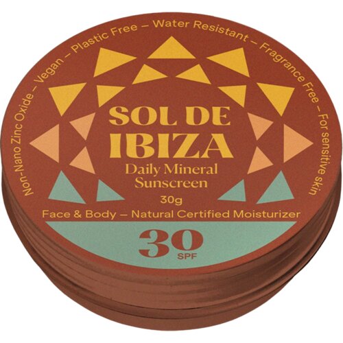 Sol de Ibiza Natural Mineral Sunscreen SPF 30 - 30 g Cene