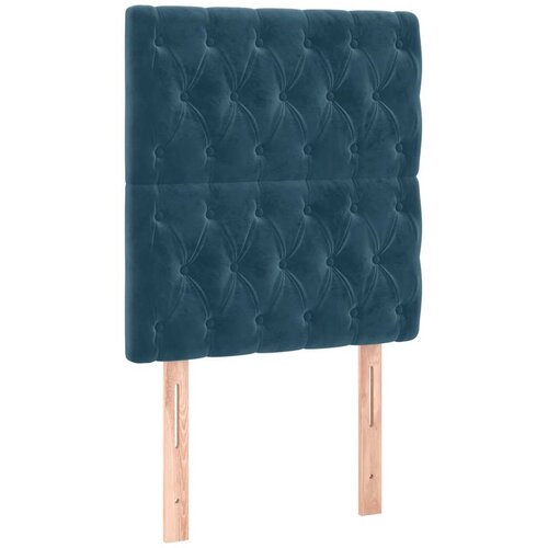  Uzglavlje tamnoplavo 80x7x118/128 cm bar&amp;scaron;unasto Slike