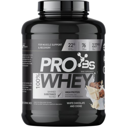Basic Supplements 100% PRO WHEY 2.27KG - White Chocolate & Cookie Cene
