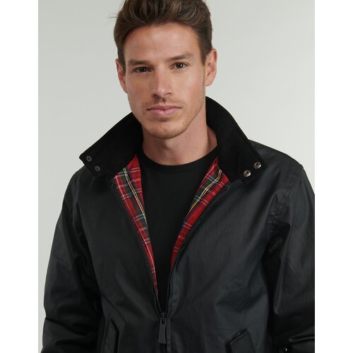 Harrington Jakne WAX JACKET Črna Cene