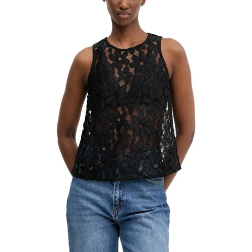 Desigual Majice brez rokavov BLUS_TÁNATOS 25SWBW25 Črna Cene