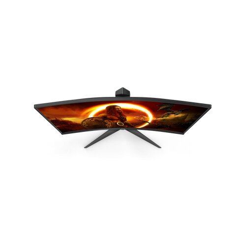 AOC C27G2ZU/BK va gejmerski zakrivljen monitor Slike