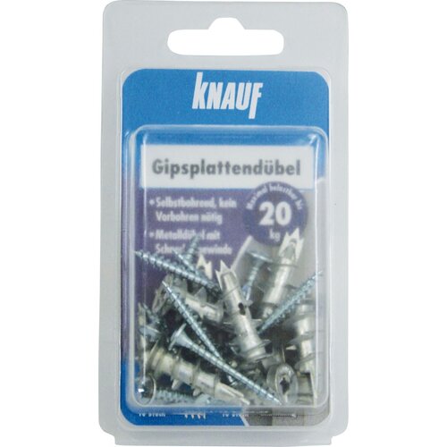 Knauf Metalna tipla za gipsane površine (Duljina tiple: 37 mm, Duljina vijka: 35 mm) Cijene