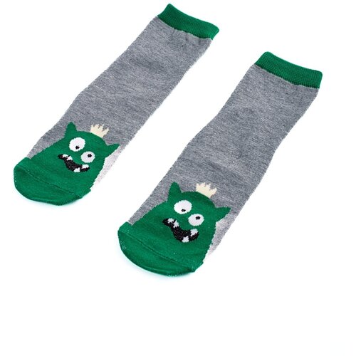 TRENDI Non-slip Children's Socks Gray Monster Cijene
