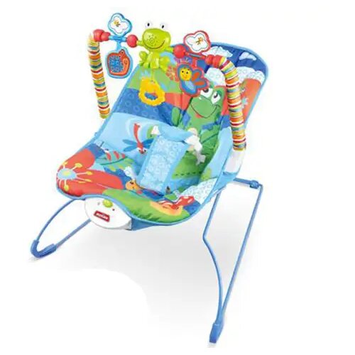 Magic Toys Vibracijska i glazbena ležaljka sa uzorkom žabe Cijene