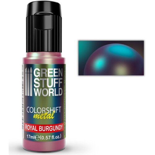 Green Stuff World colorshift chameleon metal paint – kameleon royal burgundy 17ml Cene