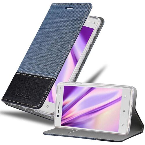 Cadorabo Case, združljiv z Nokia v temno modri črni barvi - za&scaron;čitni pokrov z magnetnim zapiranjem, stoječo funkcijo in režo za kartico, (20567190) Cene
