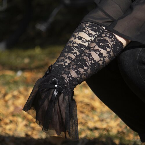 Epic Fantasy Shop Lilith Gotik rukavice crne Slike