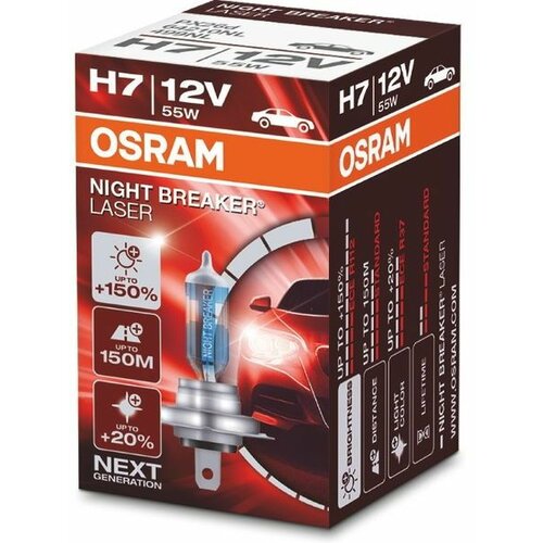 Osram sijalica H7 +150% Night Breaker Laser Slike