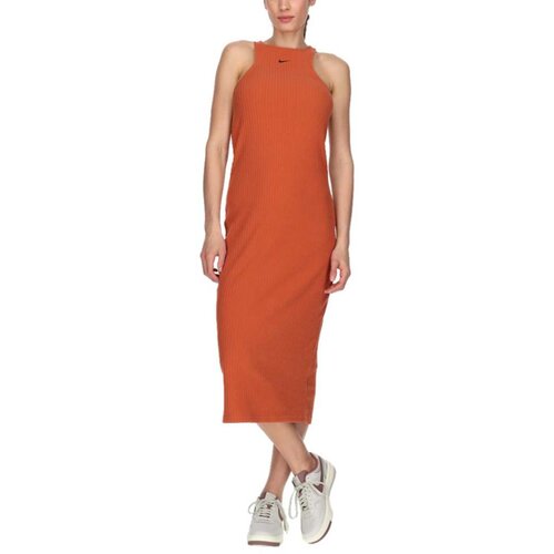 Nike ženska w nsw nk chll knt rib midi drs FN3679-825 Cene