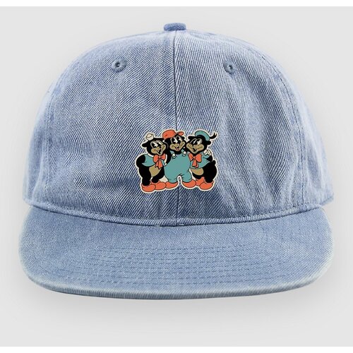 The Dudes Silly Dudes Dad Denim Kapa s &amp;scaron;iltom light blue denim Slike