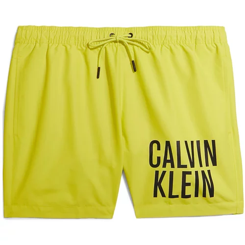 Calvin Klein Underwear Kratke kopalne hlače 'Intense Power' limona / črna