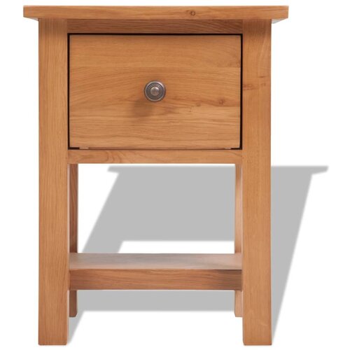 Maison Chic Nočna omarica - Nočna miza 36x30x47 cm trdna hrastovina, (21688837) Cene