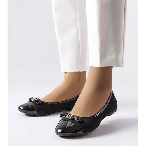 D/CEO Black ballerinas Chuwi Cene