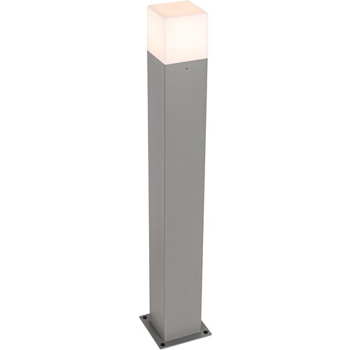 QAZQA Moderna stoječa zunanja svetilka siva 70 cm IP44 - Danska Slike