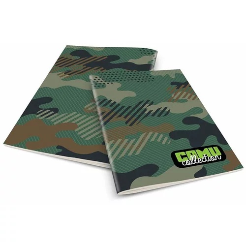 Rucksack Only Zvezek A4 Camouflage2, brezčrtni, 52 listov