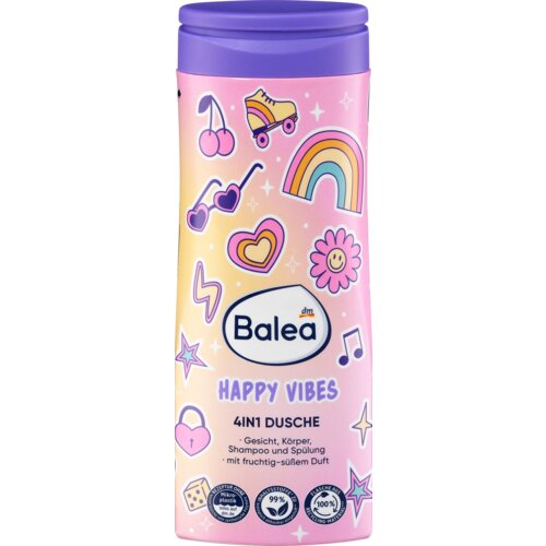 Balea happy vibes, 4 u 1 šampon i gel za tuširanje 300 ml Cene