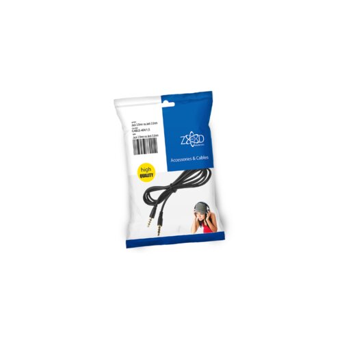 Zed Electronic elektronski avdio kabel Jack 3,5 mm na Jack 3,5 mm, dolžina 1,5 metra - CABLE-404/1,5 Slike