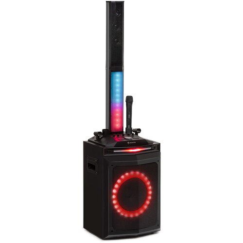 Auna Clubmaster Tube, zvočni sistem za zabave, 150 W maks., 10" woofer, USB, BT, AUX, črn Cene
