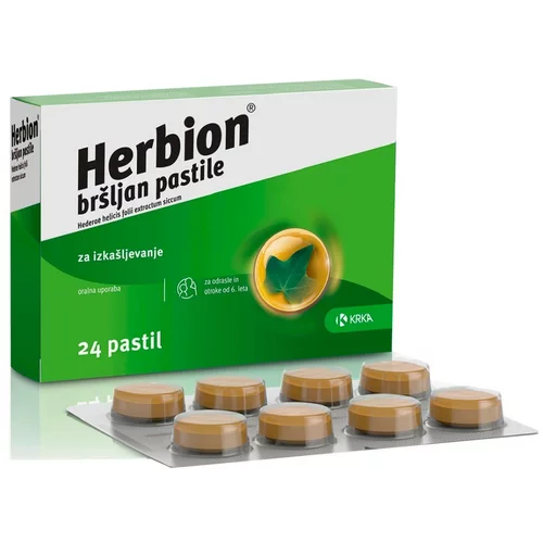  Herbion bršljan pastile
