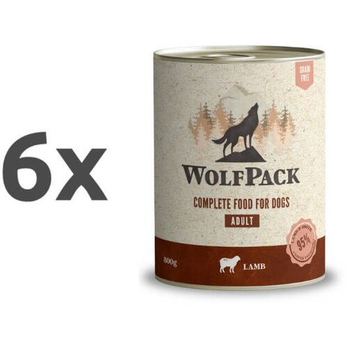 WolfPack adult - jagnjetina 6 x 800 g Cene