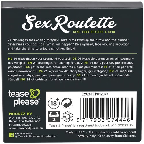 Tease &amp;amp; Please igra Sex Roulette Foreplay Slike