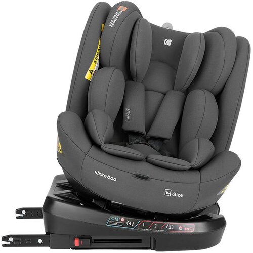 Kikka Boo autosjedalica i-Moove 2 i-Size, Grupa 0+, 1, 2, 3 (0-36 kg) (40-150 cm) - Dark Grey Slike