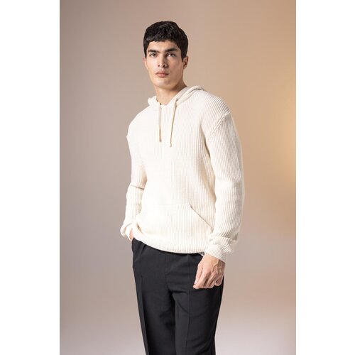 Defacto Relax Fit Hooded Thessaloniki Fabric Sweater Cene