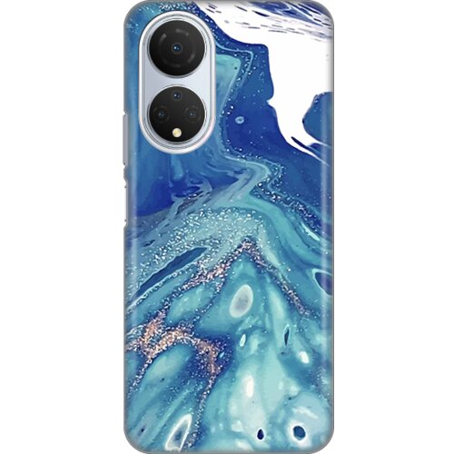  Silikonska maska za Honor X7 Blue Marble Print plava Slike