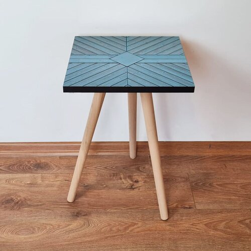 Hanah home Club sto Shp362, 35x42x35 cm, Plavi Cene