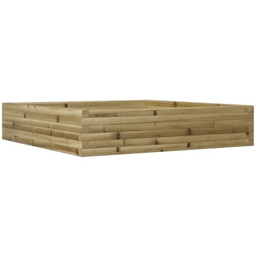 Maison Chic Vrtno cvetlično korito - Cvetlični Lonec 110x110x23 cm impregnirana borovina, (21789291) Slike