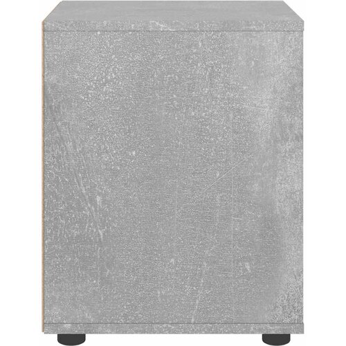 VidaXL Noćni ormarić VISNES beton sivi 45x40x50 cm konstruirano drvo Slike