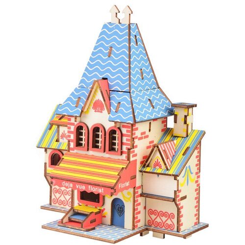 CarolijaShop 3d drvena slagalica - Vila cveća Cene